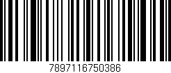 Código de barras (EAN, GTIN, SKU, ISBN): '7897116750386'