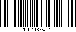 Código de barras (EAN, GTIN, SKU, ISBN): '7897116752410'