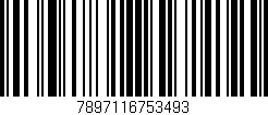 Código de barras (EAN, GTIN, SKU, ISBN): '7897116753493'