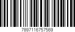 Código de barras (EAN, GTIN, SKU, ISBN): '7897116757569'