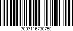 Código de barras (EAN, GTIN, SKU, ISBN): '7897116760750'