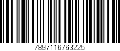 Código de barras (EAN, GTIN, SKU, ISBN): '7897116763225'