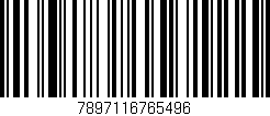 Código de barras (EAN, GTIN, SKU, ISBN): '7897116765496'