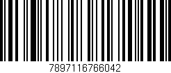 Código de barras (EAN, GTIN, SKU, ISBN): '7897116766042'