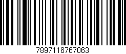 Código de barras (EAN, GTIN, SKU, ISBN): '7897116767063'