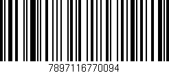 Código de barras (EAN, GTIN, SKU, ISBN): '7897116770094'