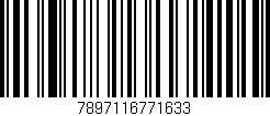 Código de barras (EAN, GTIN, SKU, ISBN): '7897116771633'