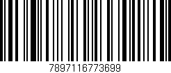 Código de barras (EAN, GTIN, SKU, ISBN): '7897116773699'