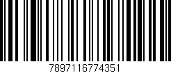 Código de barras (EAN, GTIN, SKU, ISBN): '7897116774351'