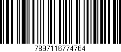 Código de barras (EAN, GTIN, SKU, ISBN): '7897116774764'