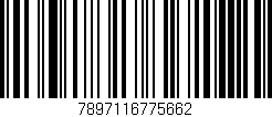 Código de barras (EAN, GTIN, SKU, ISBN): '7897116775662'