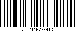 Código de barras (EAN, GTIN, SKU, ISBN): '7897116776416'