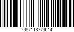 Código de barras (EAN, GTIN, SKU, ISBN): '7897116778014'