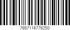 Código de barras (EAN, GTIN, SKU, ISBN): '7897116778250'