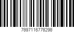 Código de barras (EAN, GTIN, SKU, ISBN): '7897116778298'
