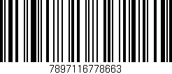 Código de barras (EAN, GTIN, SKU, ISBN): '7897116778663'