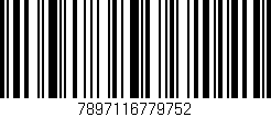 Código de barras (EAN, GTIN, SKU, ISBN): '7897116779752'