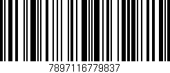 Código de barras (EAN, GTIN, SKU, ISBN): '7897116779837'