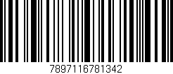 Código de barras (EAN, GTIN, SKU, ISBN): '7897116781342'