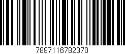 Código de barras (EAN, GTIN, SKU, ISBN): '7897116782370'
