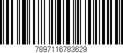 Código de barras (EAN, GTIN, SKU, ISBN): '7897116783629'
