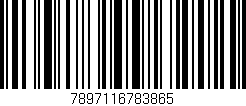Código de barras (EAN, GTIN, SKU, ISBN): '7897116783865'