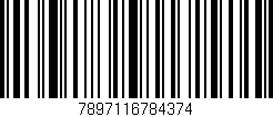 Código de barras (EAN, GTIN, SKU, ISBN): '7897116784374'