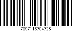 Código de barras (EAN, GTIN, SKU, ISBN): '7897116784725'