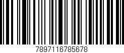Código de barras (EAN, GTIN, SKU, ISBN): '7897116785678'