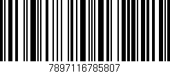 Código de barras (EAN, GTIN, SKU, ISBN): '7897116785807'