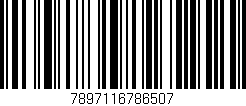 Código de barras (EAN, GTIN, SKU, ISBN): '7897116786507'
