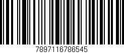 Código de barras (EAN, GTIN, SKU, ISBN): '7897116786545'