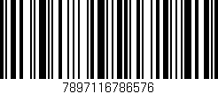 Código de barras (EAN, GTIN, SKU, ISBN): '7897116786576'