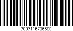 Código de barras (EAN, GTIN, SKU, ISBN): '7897116786590'