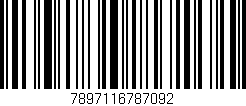 Código de barras (EAN, GTIN, SKU, ISBN): '7897116787092'
