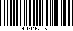 Código de barras (EAN, GTIN, SKU, ISBN): '7897116787580'