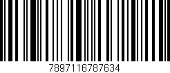 Código de barras (EAN, GTIN, SKU, ISBN): '7897116787634'
