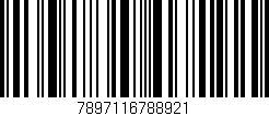 Código de barras (EAN, GTIN, SKU, ISBN): '7897116788921'
