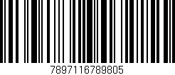 Código de barras (EAN, GTIN, SKU, ISBN): '7897116789805'