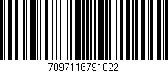 Código de barras (EAN, GTIN, SKU, ISBN): '7897116791822'