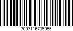 Código de barras (EAN, GTIN, SKU, ISBN): '7897116795356'