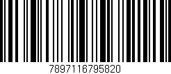 Código de barras (EAN, GTIN, SKU, ISBN): '7897116795820'