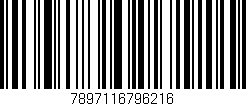 Código de barras (EAN, GTIN, SKU, ISBN): '7897116796216'