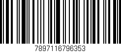 Código de barras (EAN, GTIN, SKU, ISBN): '7897116796353'