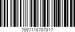 Código de barras (EAN, GTIN, SKU, ISBN): '7897116797817'