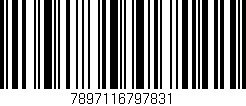 Código de barras (EAN, GTIN, SKU, ISBN): '7897116797831'