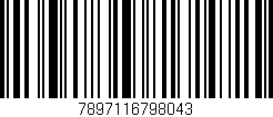 Código de barras (EAN, GTIN, SKU, ISBN): '7897116798043'