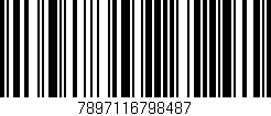 Código de barras (EAN, GTIN, SKU, ISBN): '7897116798487'