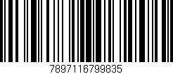Código de barras (EAN, GTIN, SKU, ISBN): '7897116799835'