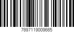 Código de barras (EAN, GTIN, SKU, ISBN): '7897119009665'